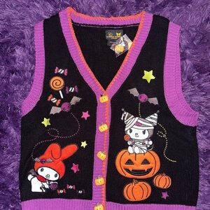 My Melody & Kuromi Halloween sweater vest